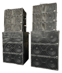 HAWK 6-over-6 fitted combo cabinet, angled view